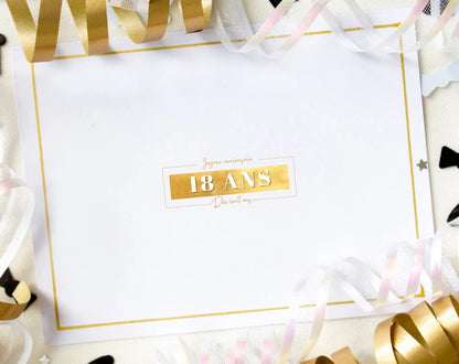 Livre d’or 18 ans à imprimer