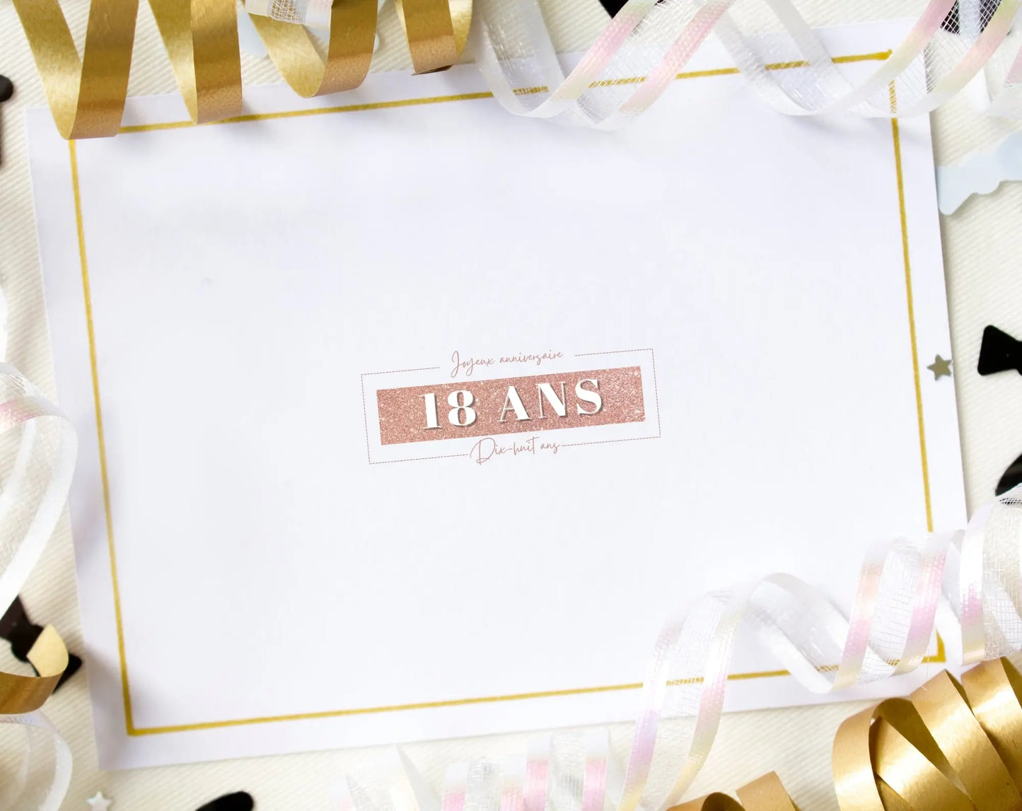 Livre d’or 18 ans à imprimer