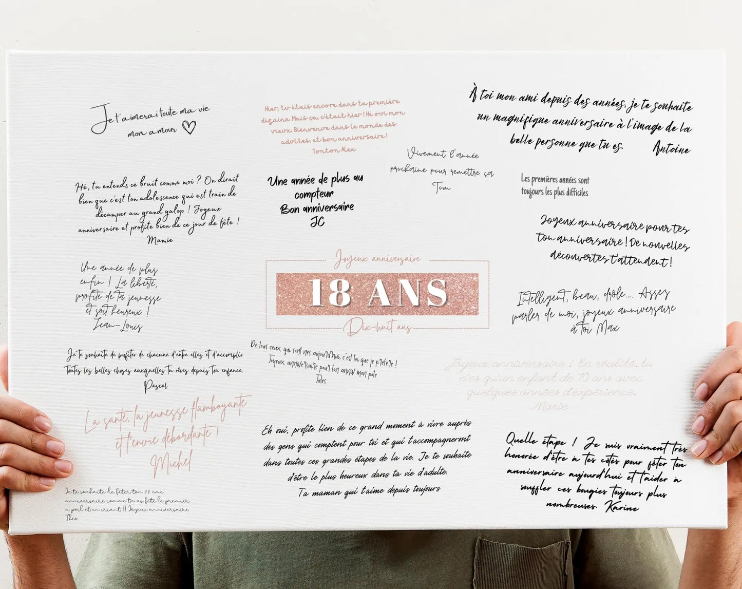 Livre d’or 18 ans à imprimer