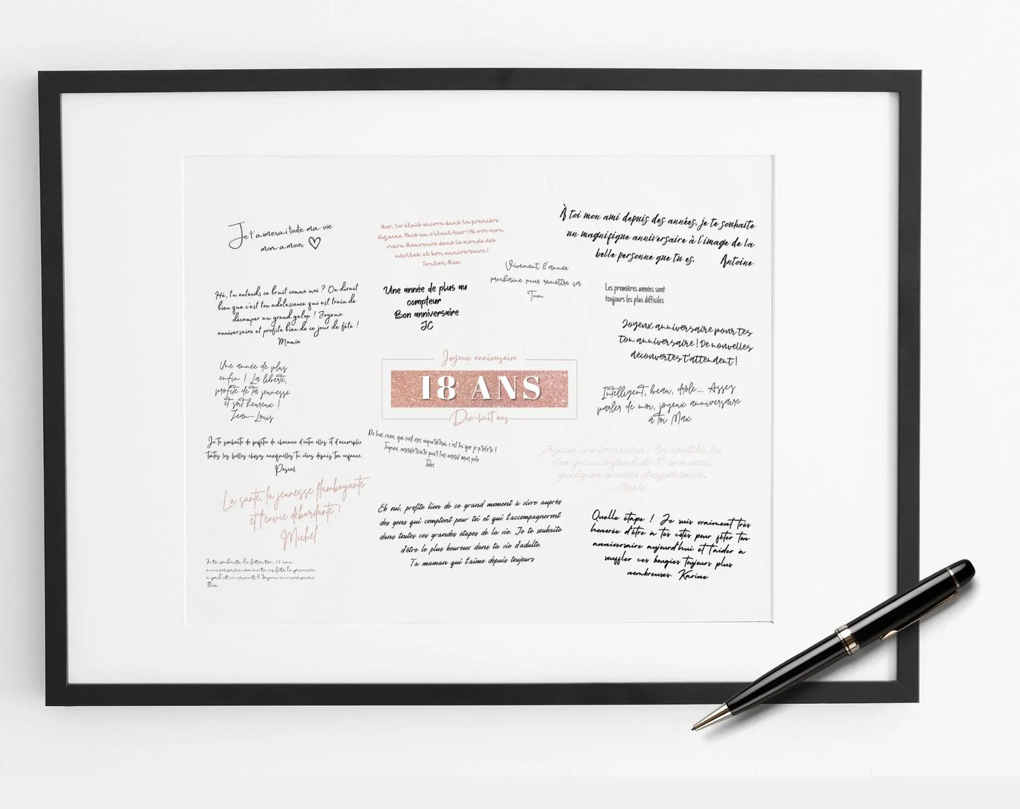 Livre d’or 18 ans à imprimer