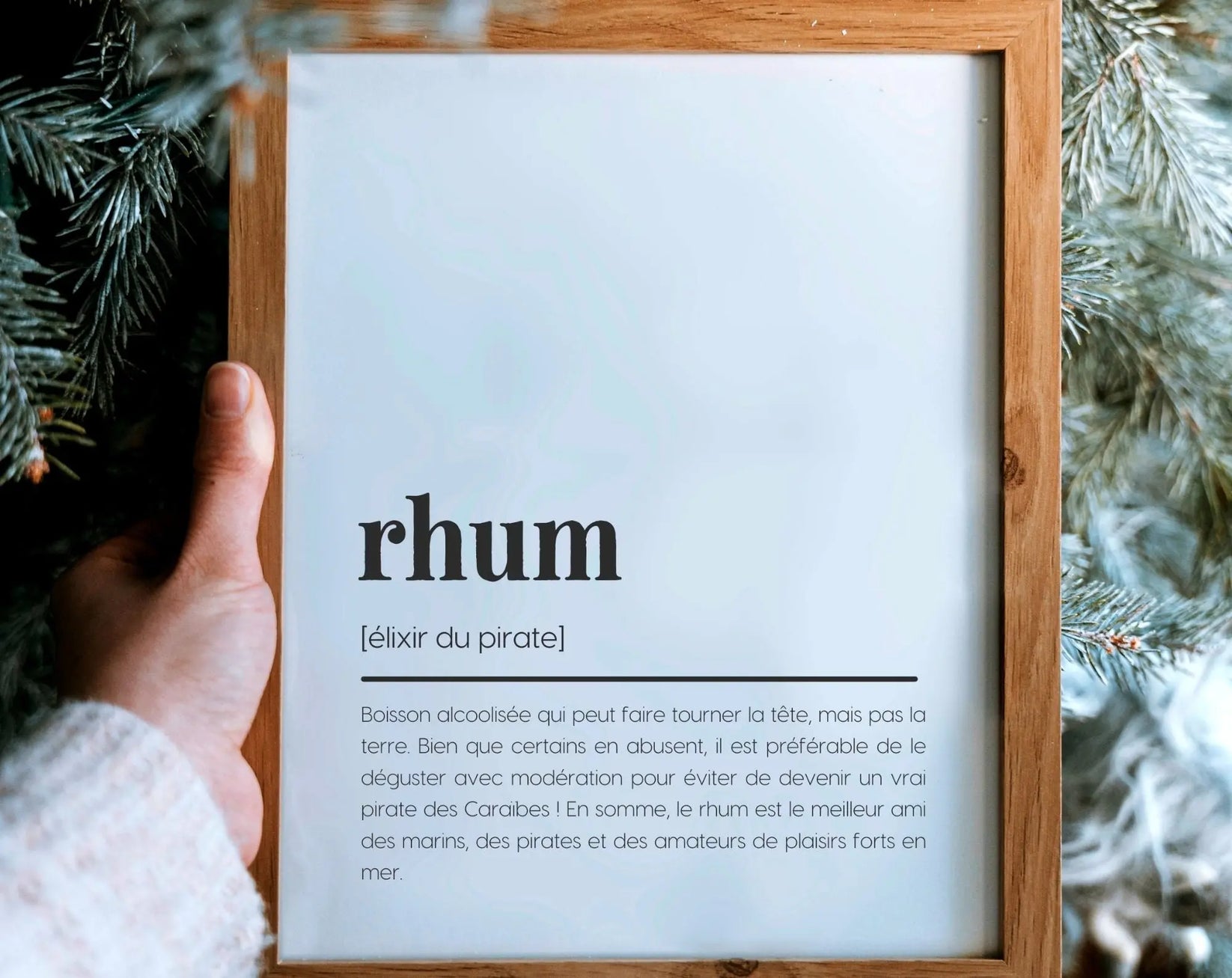 Affiche définition rhum Affiche définition humour FLTMfrance