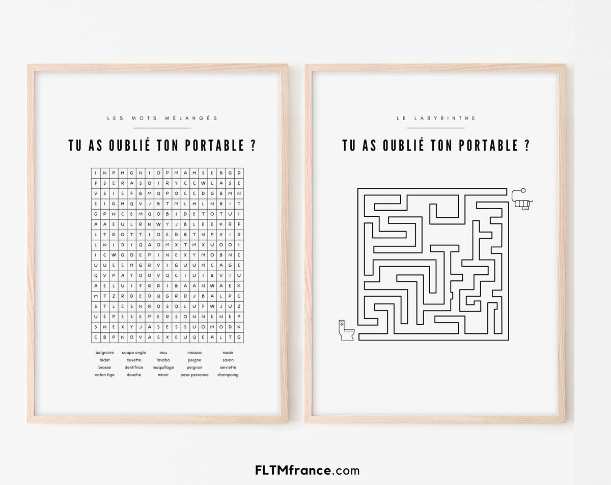 Tu as oublié ton portable labyrinthe WC | FLTM
