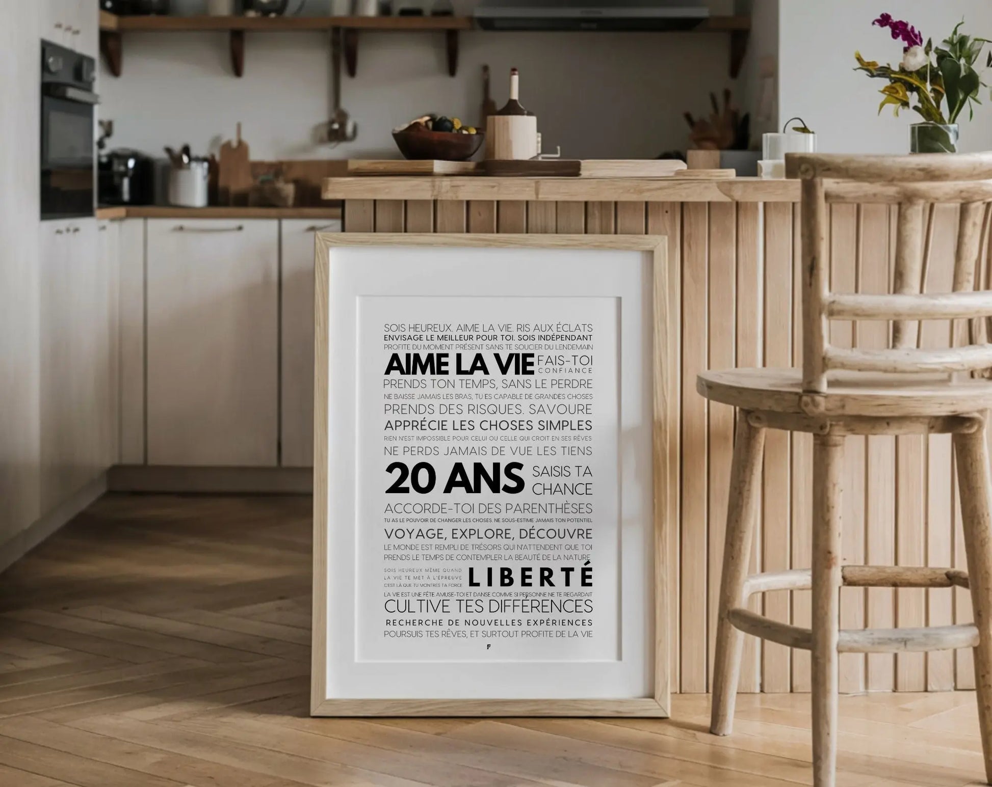 20 ans les mots - Affiche anniversaire FLTMfrance