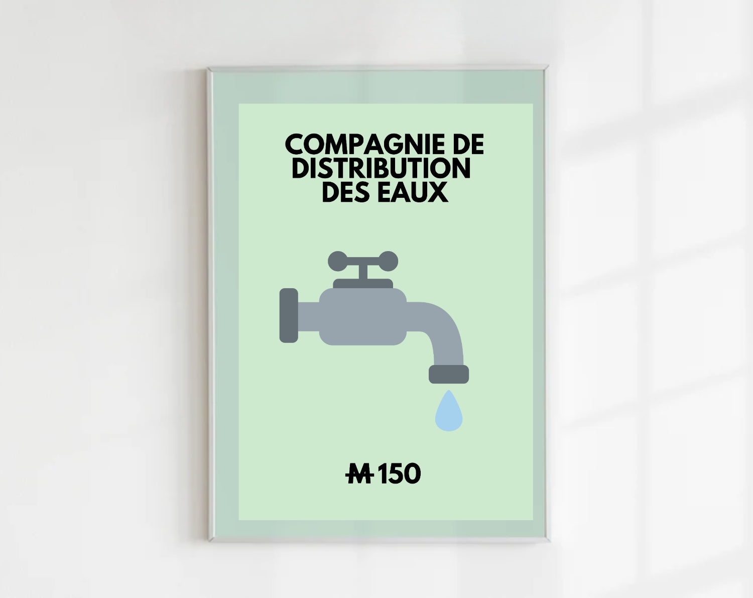 Affiches inspirée du jeu Monopoly FLTMfrance
