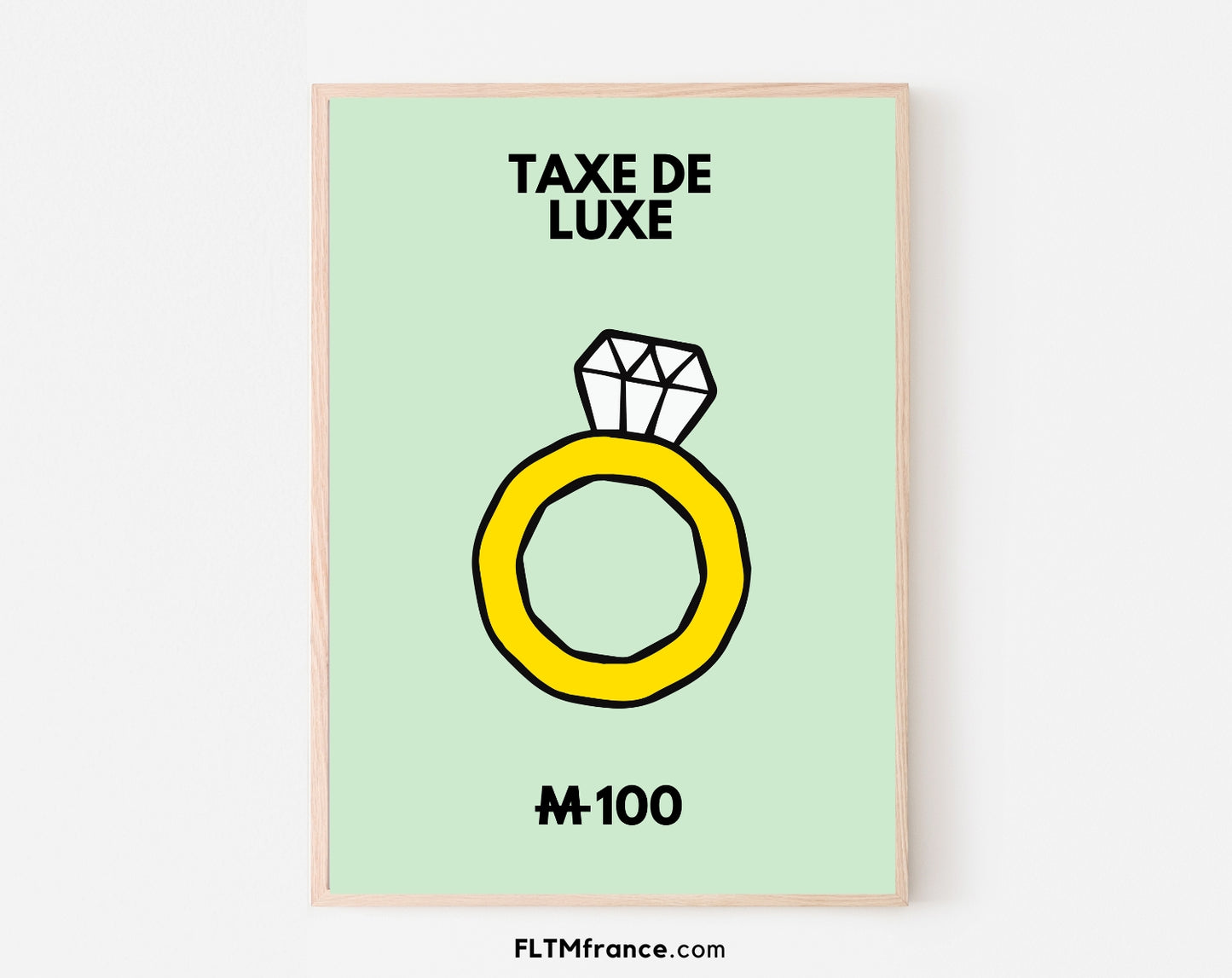 Affiches inspirée du jeu Monopoly FLTMfrance