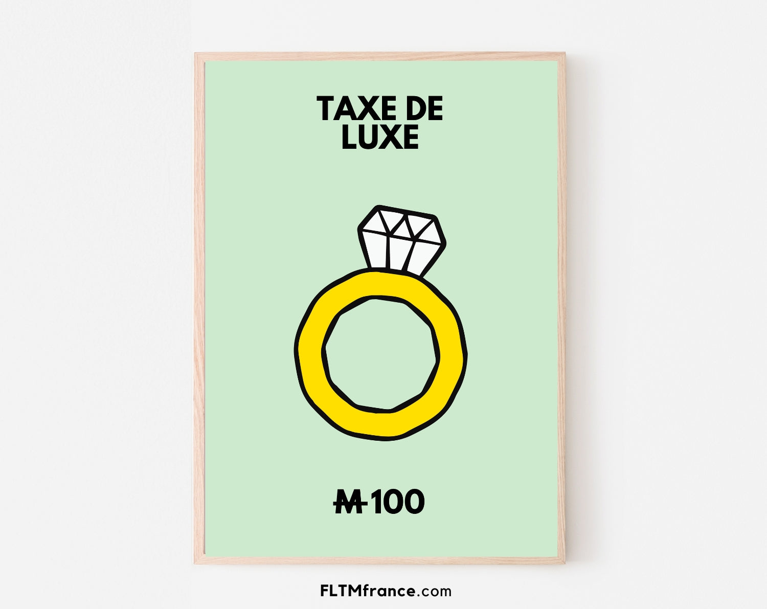 Affiches inspirée du jeu Monopoly FLTMfrance