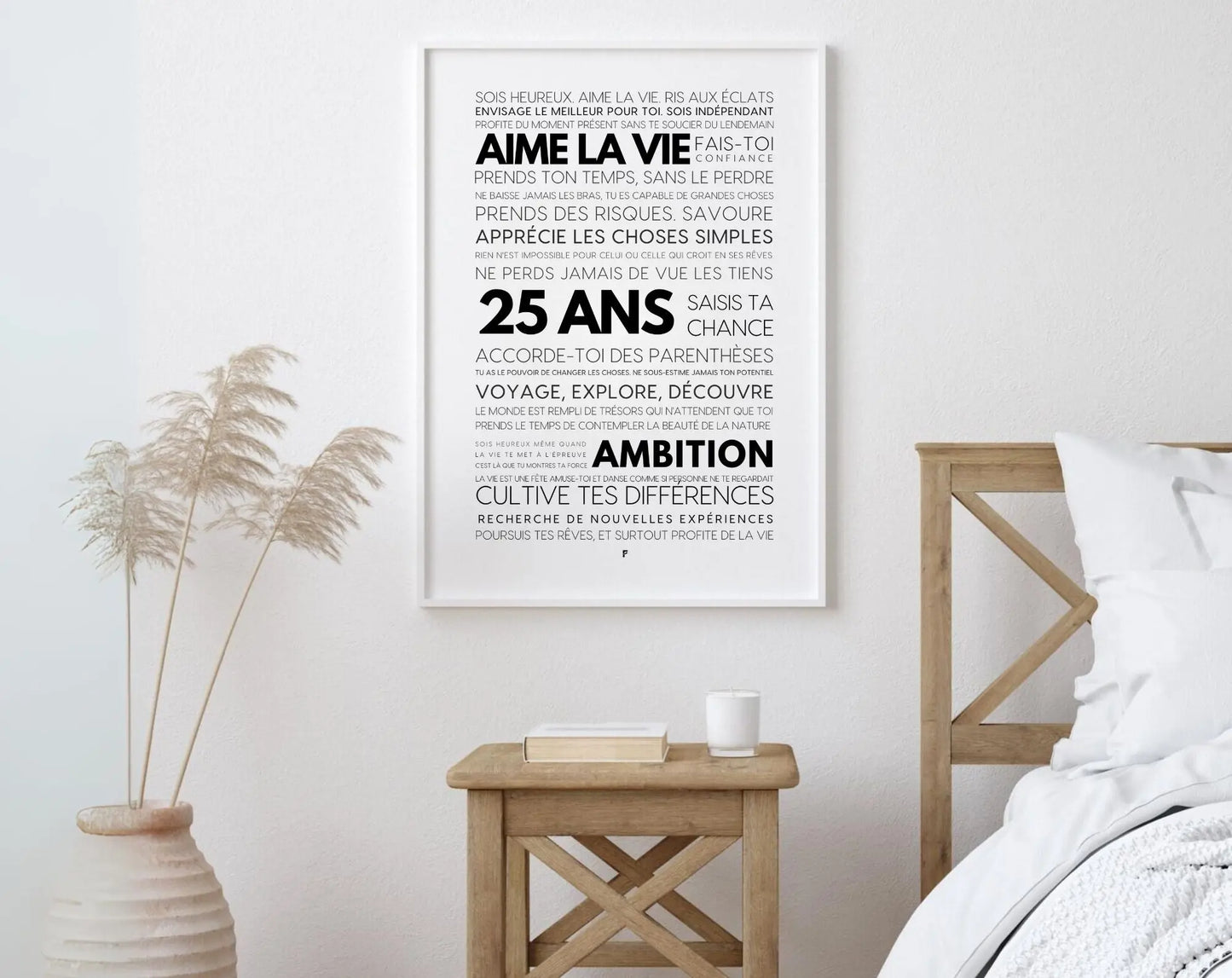 25 ans les mots - Affiche anniversaire FLTMfrance