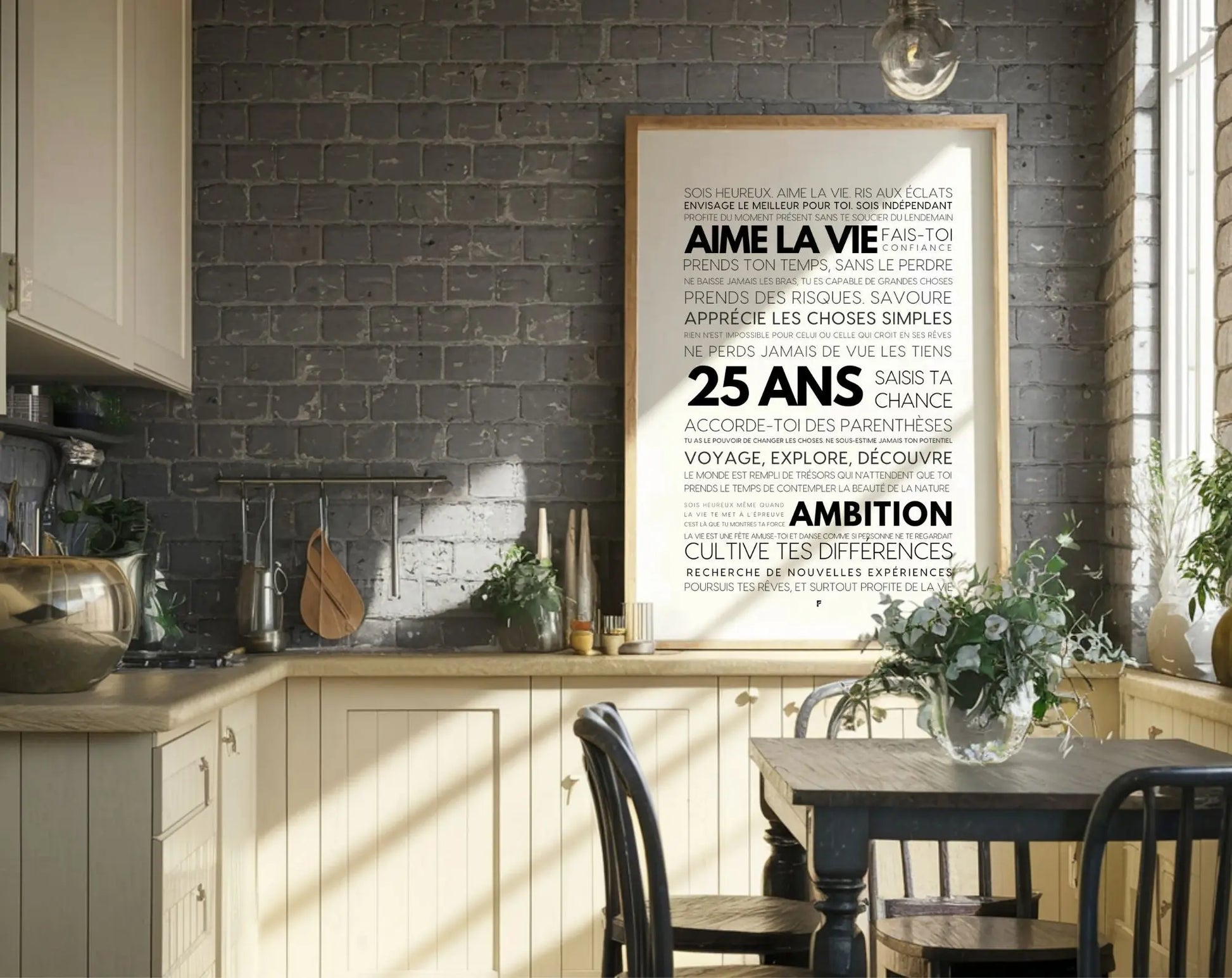 25 ans les mots - Affiche anniversaire FLTMfrance