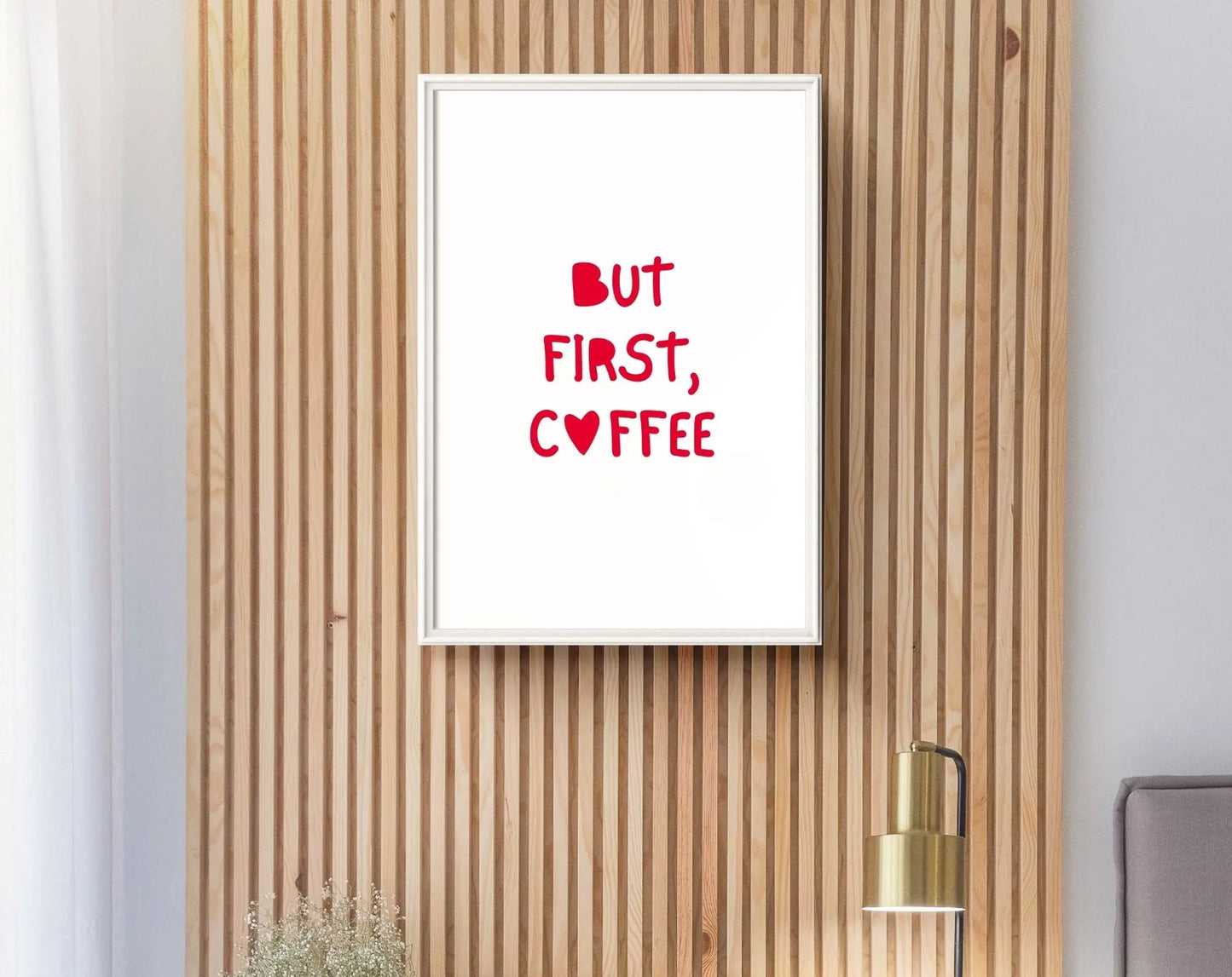 Affiche But first coffee FLTMfrance