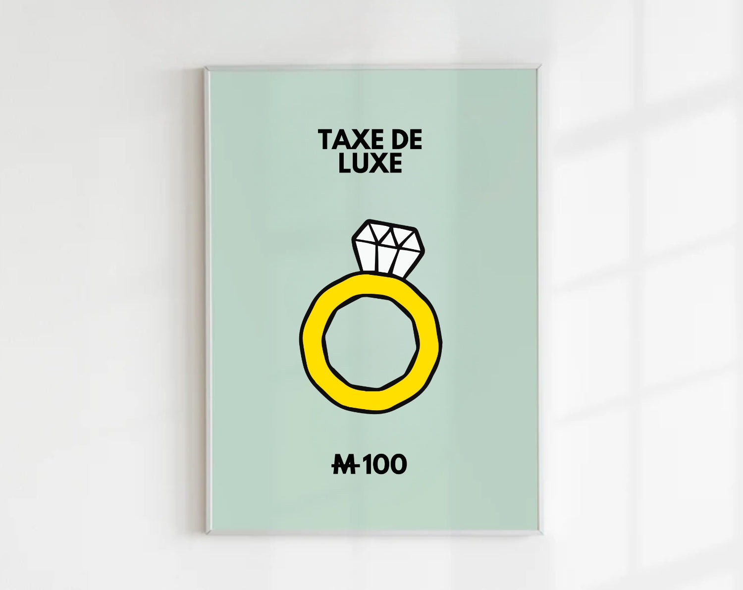 Affiches inspirée du jeu Monopoly FLTMfrance