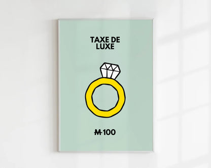 Affiches inspirée du jeu Monopoly FLTMfrance