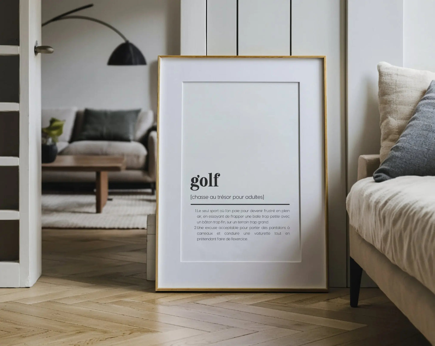 Affiche définition golf - Affiche définition sport - FLTMfrance