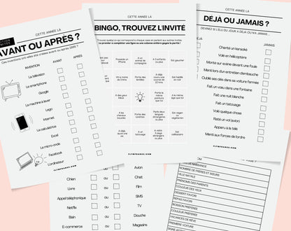 Jeu anniversaire année 1996 - 10 jeux à imprimer pour fêter les 30 ans FLTM