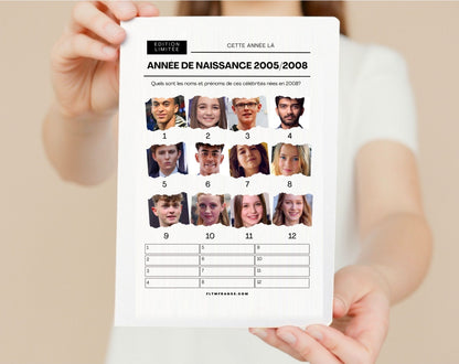 Jeu anniversaire année 2008 - 10 jeux à imprimer pour fêter les 18 ans FLTM