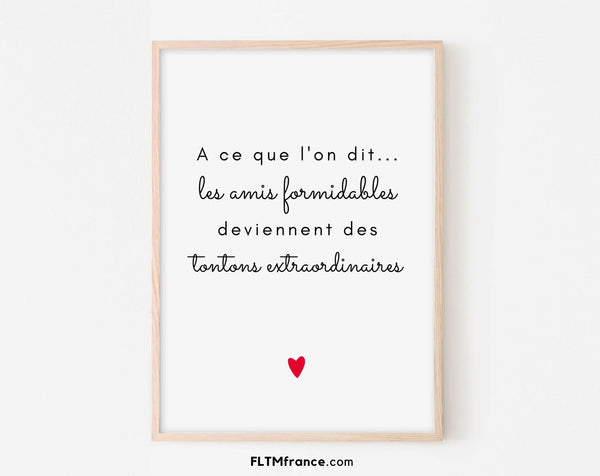 Les amis formidables deviennent des tontons extraordinaires - Annonce grossesse originale