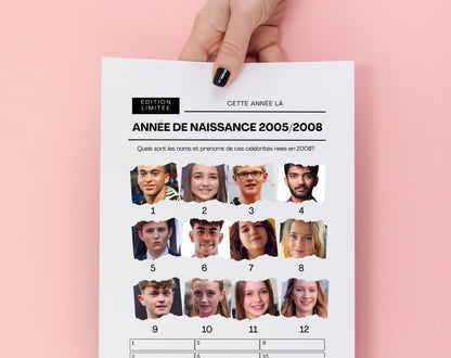 Jeu anniversaire année 2008 - 10 jeux à imprimer pour fêter les 18 ans FLTM