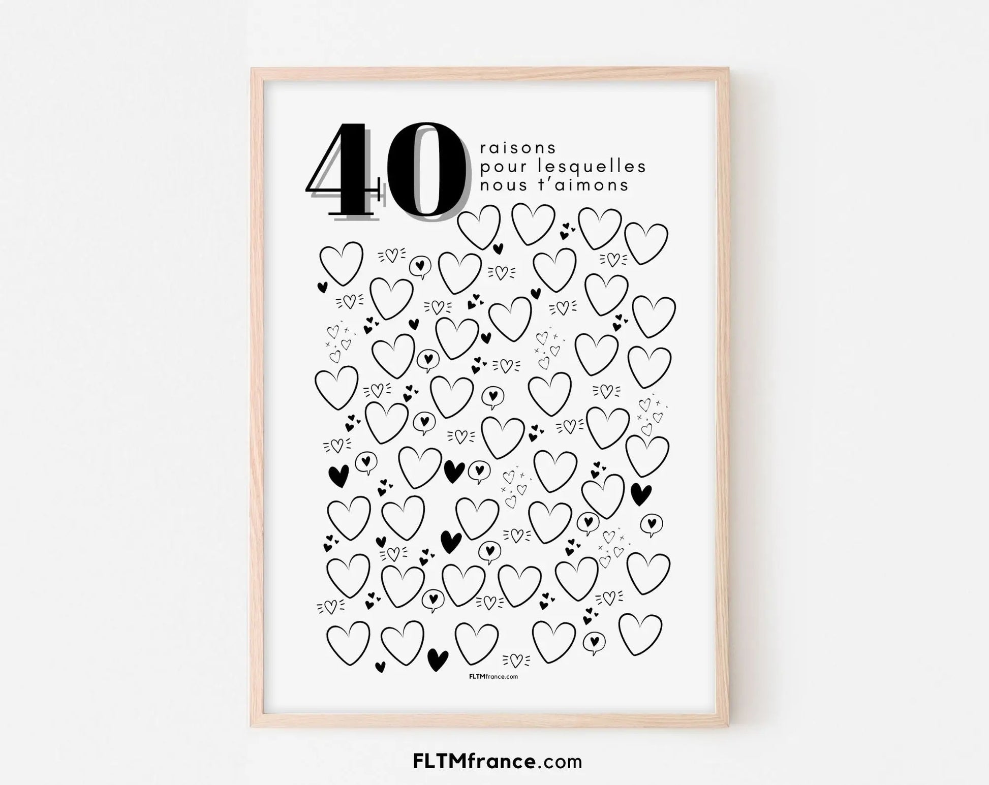 Poster 40 reasons why we love you - 40th anniversary guestbook - – FLTM poster-40-reasons-why-we-love-you-40th-anniversary-guestbook-fltm