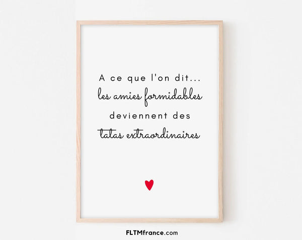 Les amies formidables deviennent des tatas extraordinaires - Annonce grossesse originale