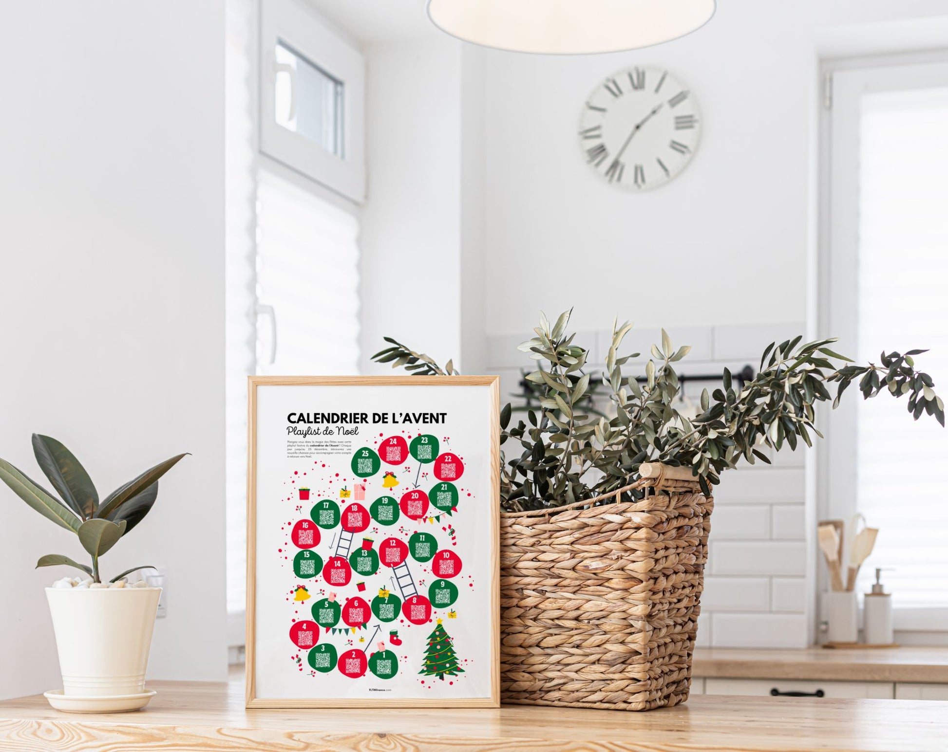 Calendrier de l'Avent musical numérique - Playlist de Noël FLTMfrance