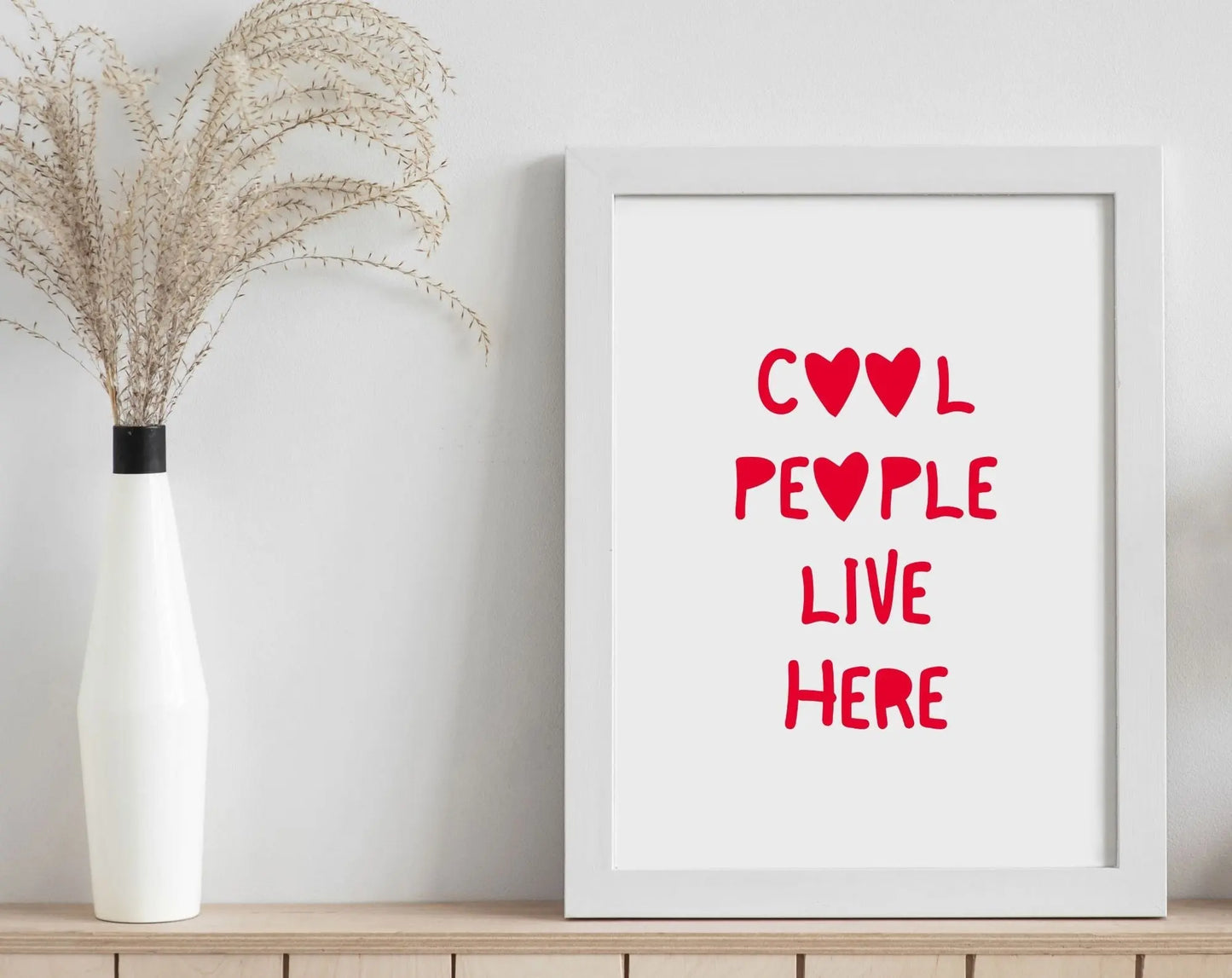 Affiche Cool people live here - FLTMfrance