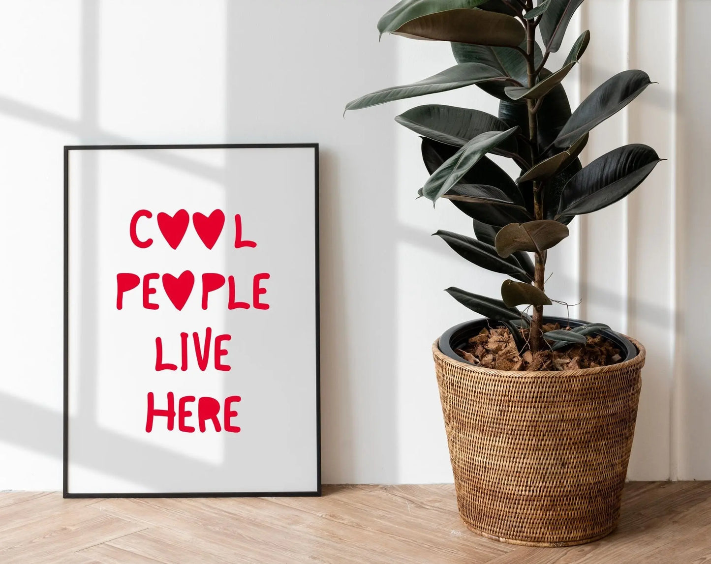 Affiche Cool people live here - FLTMfrance