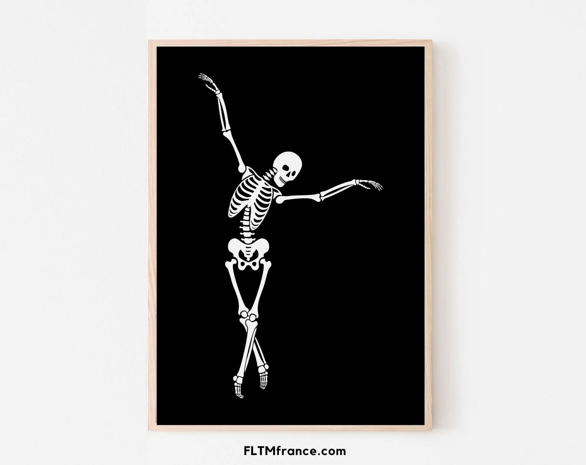 9 affiches de squelettes Halloween - Décoration Halloween FLTMfrance