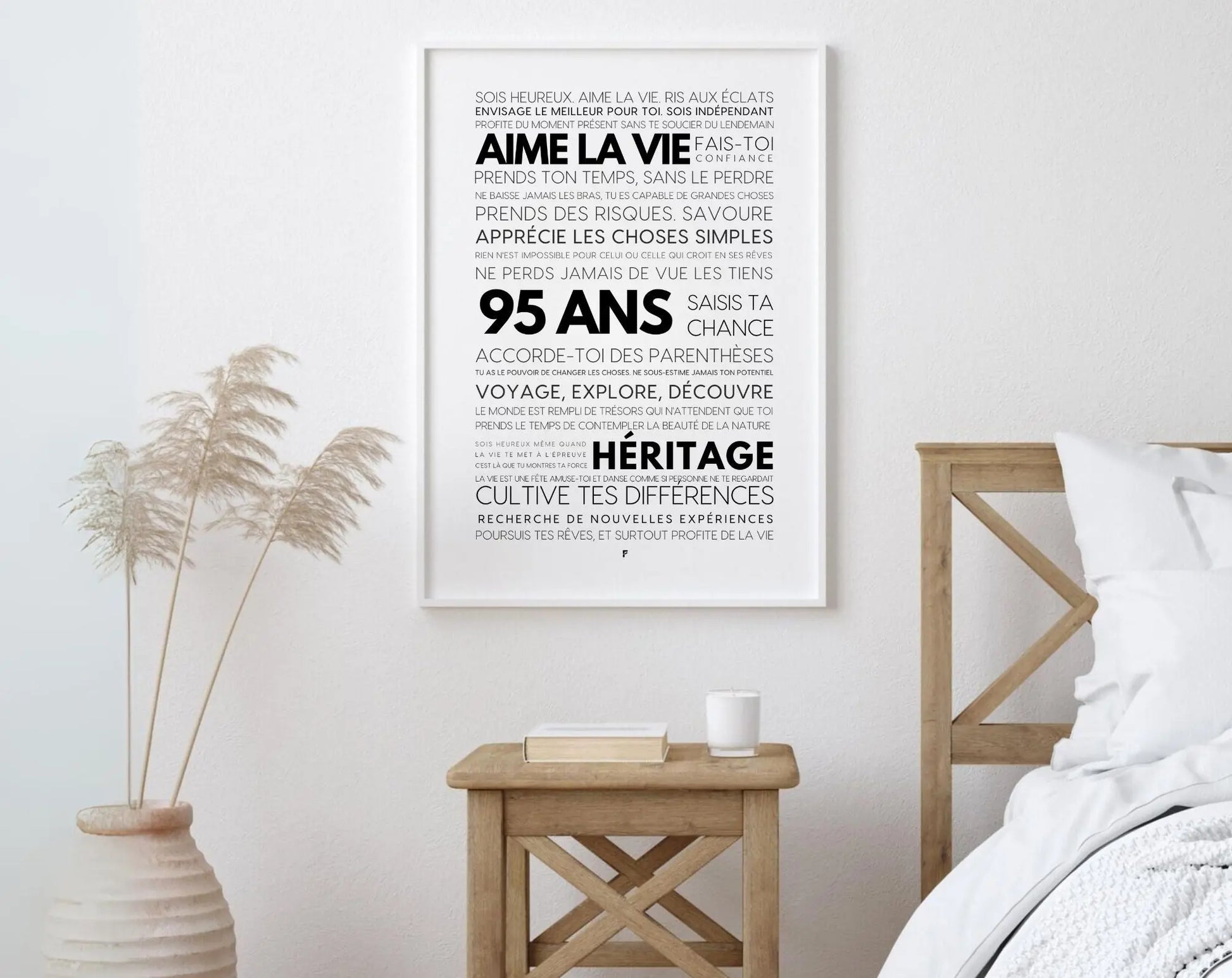 95 ans les mots - Affiche anniversaire FLTMfrance