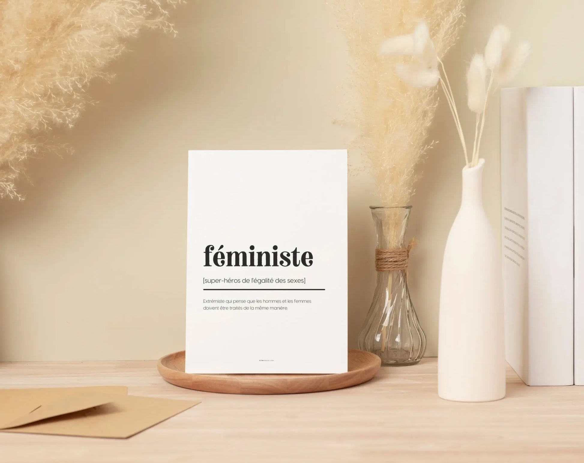 Affiche définition féministe - Affiche définition humour - FLTMfrance