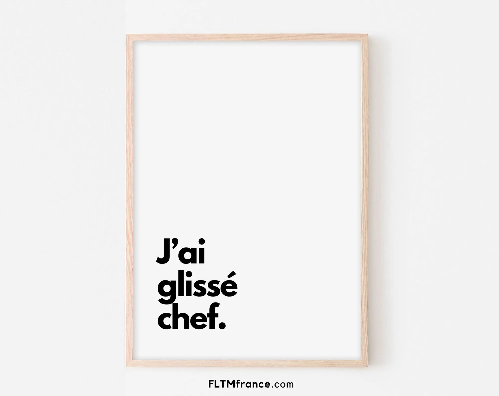 J'ai glissé chef - La 7ème compagnie - Affiche de film FLTMfrance