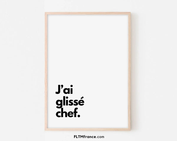 J'ai glissé chef - La 7ème compagnie - Affiche de film