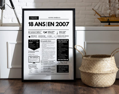 Affiche 18 ans retour en 2006 année de naissance FLTMfrance