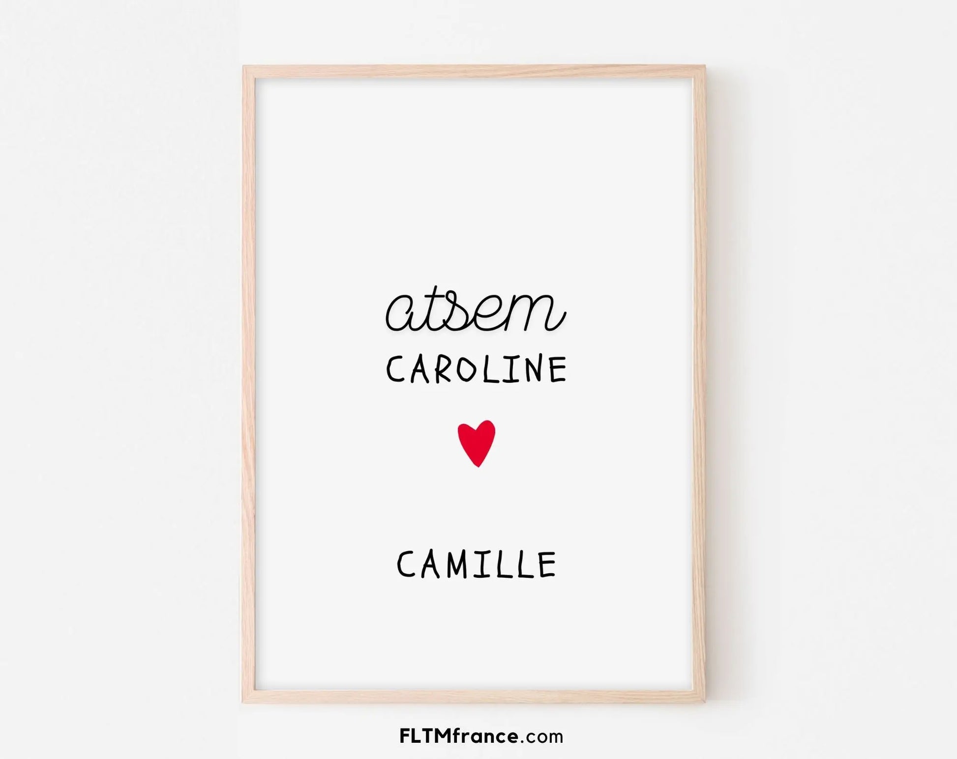 Affiche ATSEM personnalisable  - Cadeau école FLTMfrance