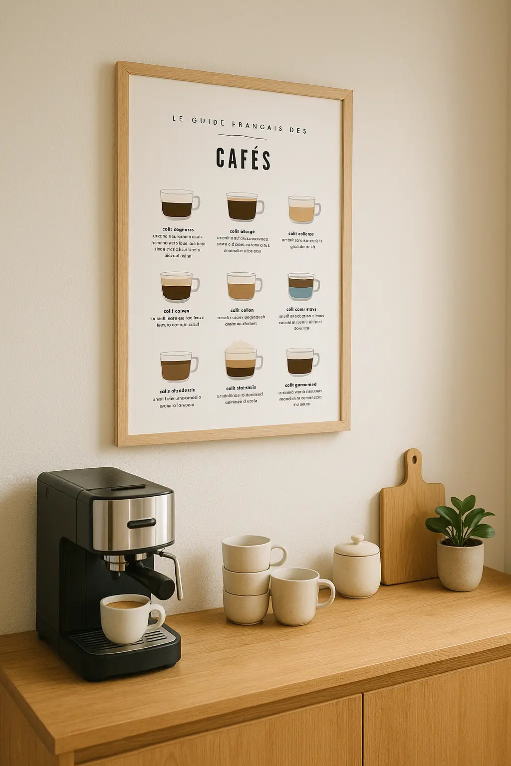 Affiche Café – Le Guide Français des Cafés - FLTM