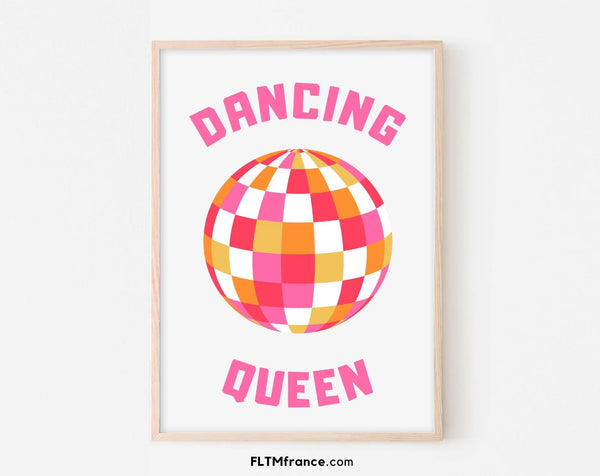 Affiche Dancing Queen - Décoration chambre et salon