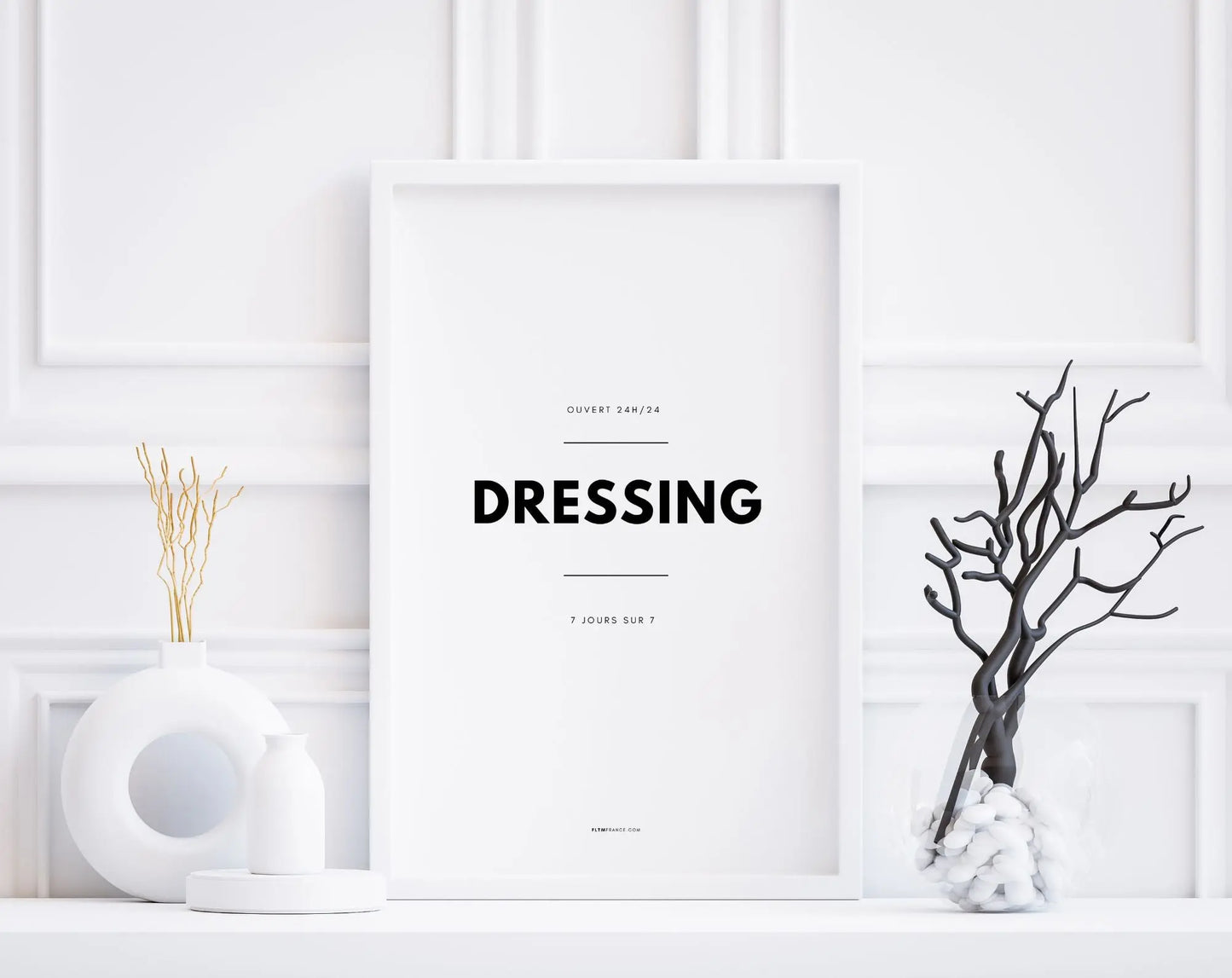 Affiche Dressing - Affiche décoration dressing FLTMfrance