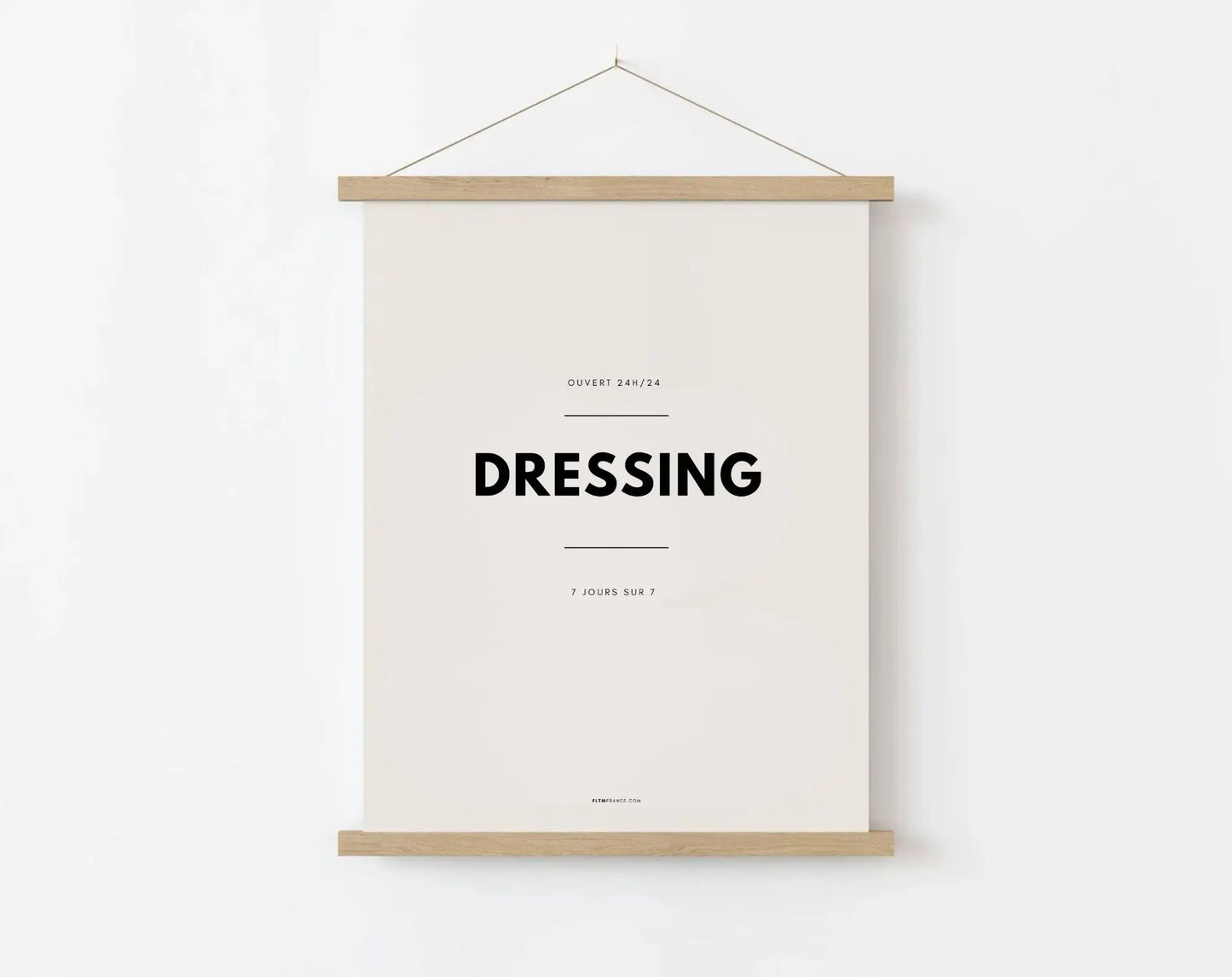 Affiche Dressing - Affiche décoration dressing FLTMfrance