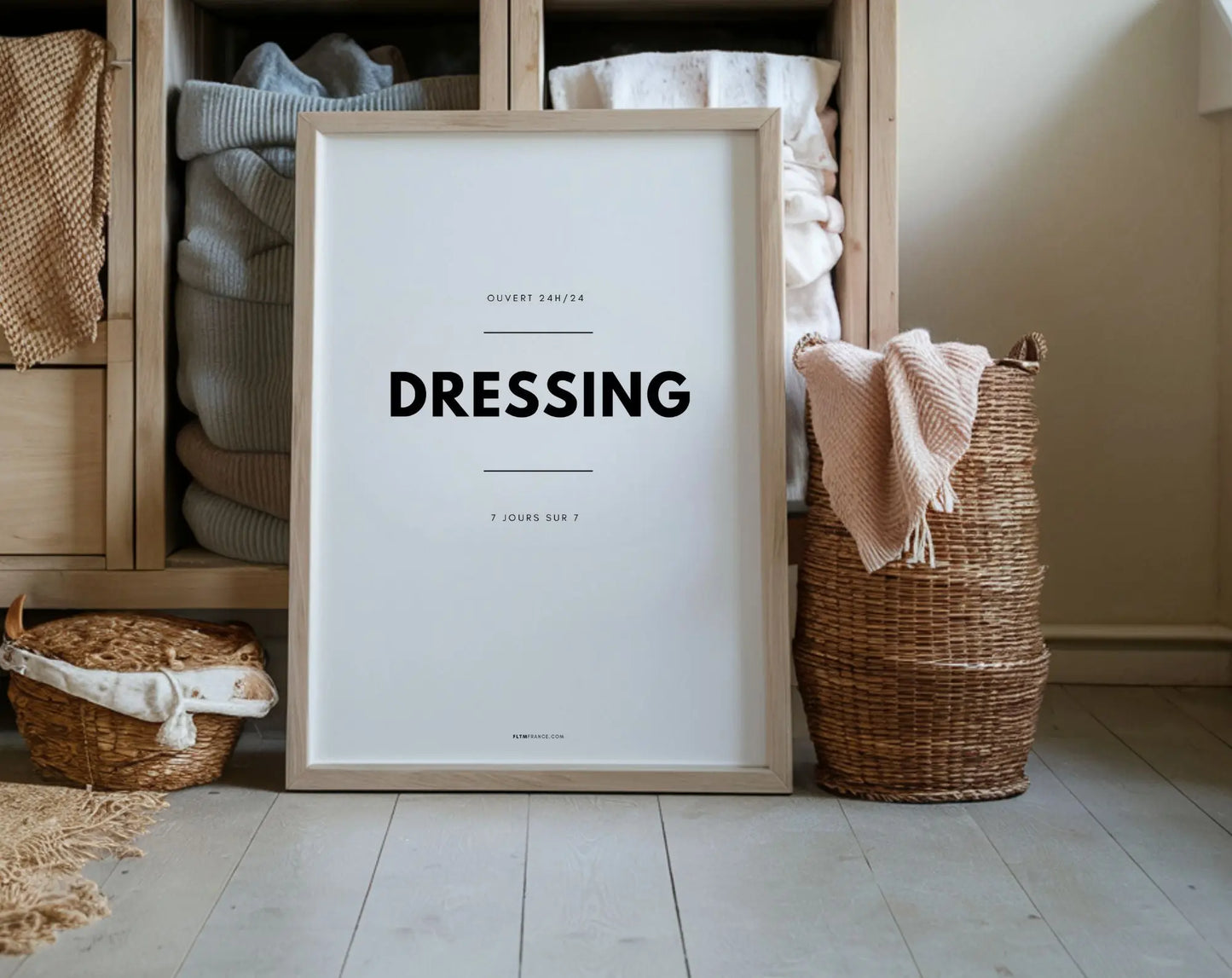 Affiche Dressing - Affiche décoration dressing FLTMfrance