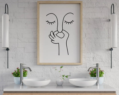 Affiche Mauvaise odeur toilettes - Poster humour WC FLTMfrance