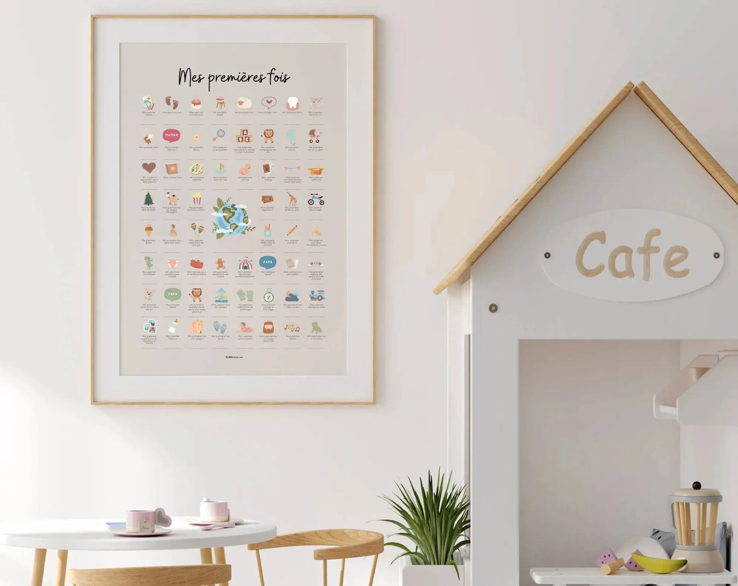 Affiche Mes premières fois - Cadeau naissance bébé FLTMfrance