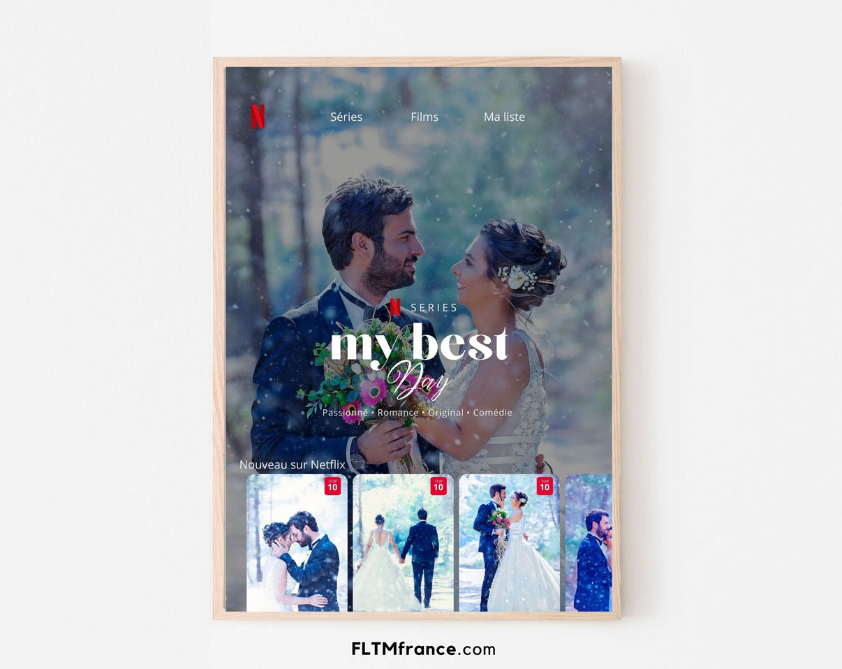 Affiche My Best Day Poster personnalisé Netflix FLTM