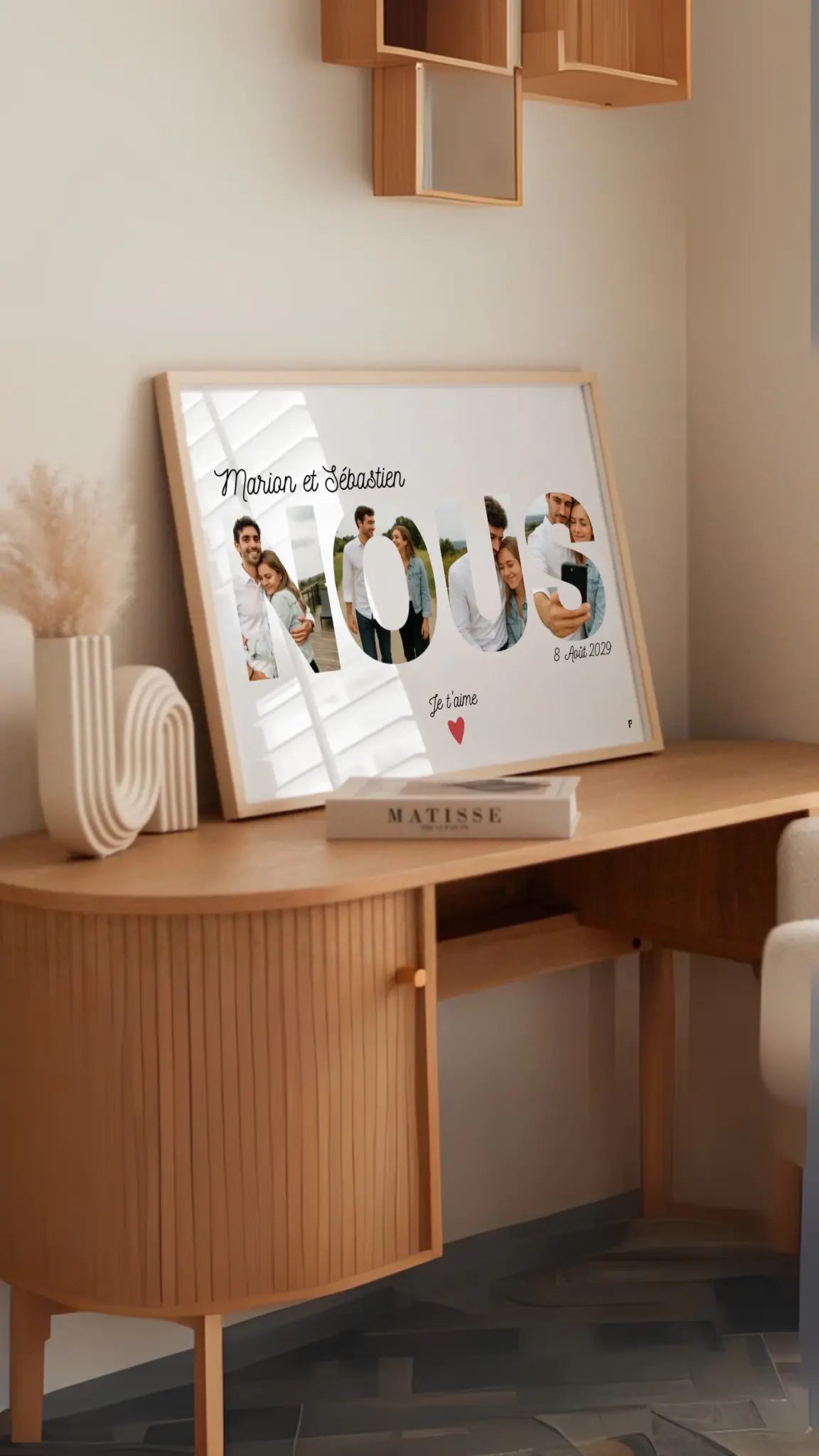 Affiche NOUS personnalisée avec photos FLTM