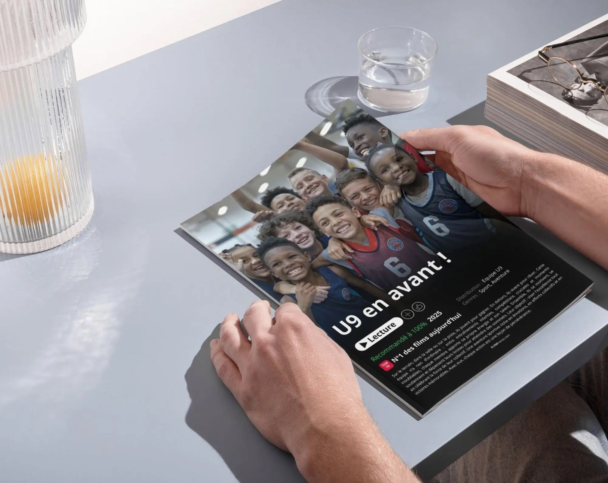 Affiche Netflix Equipe de basket personnalisée FLTMfrance