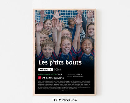 Affiche Netflix Equipe de handball personnalisée FLTMfrance