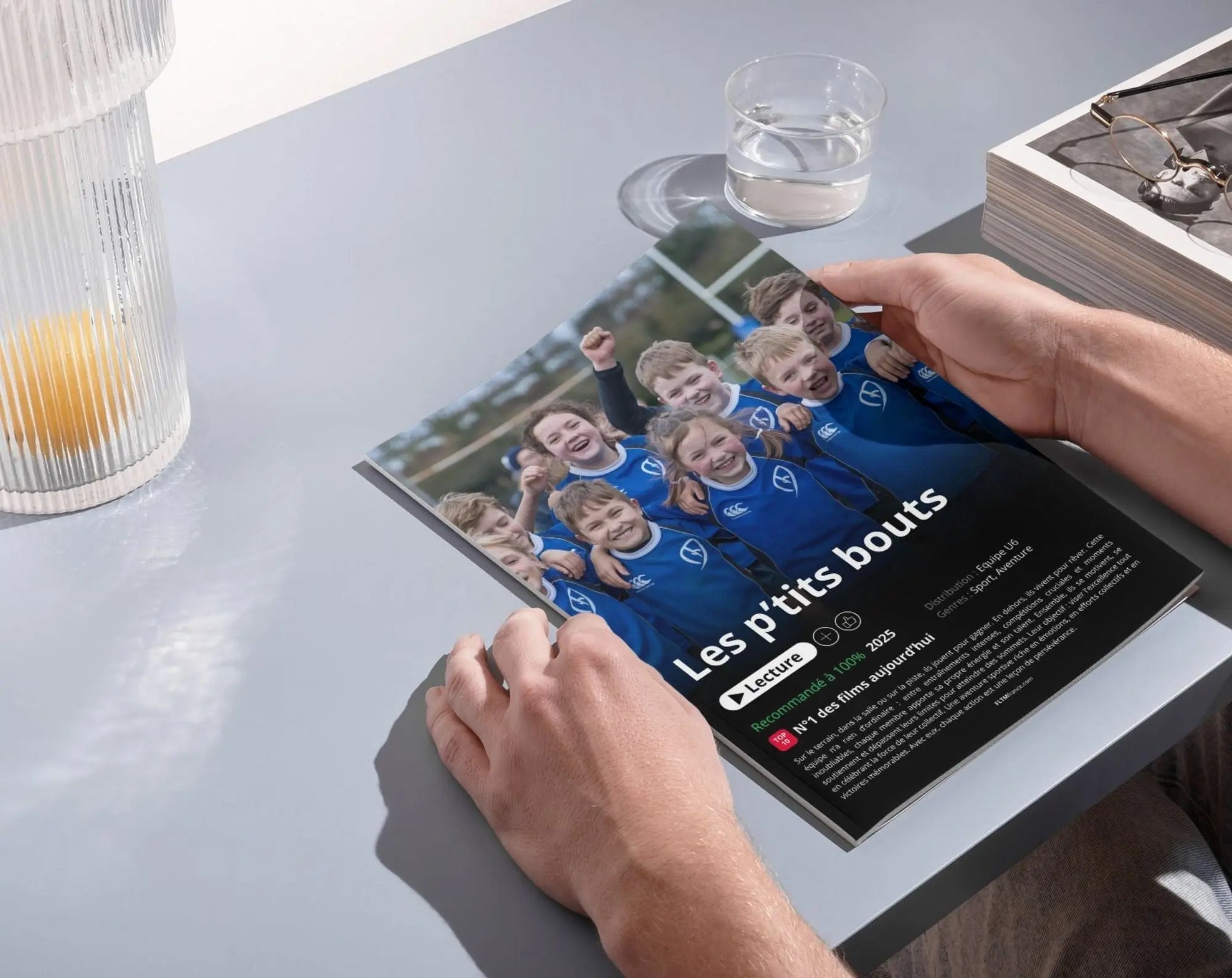 Affiche Netflix Equipe de rugby personnalisée FLTMfrance