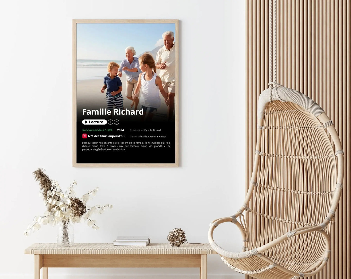 Affiche Netflix Grands-parents personnalisée FLTMfrance