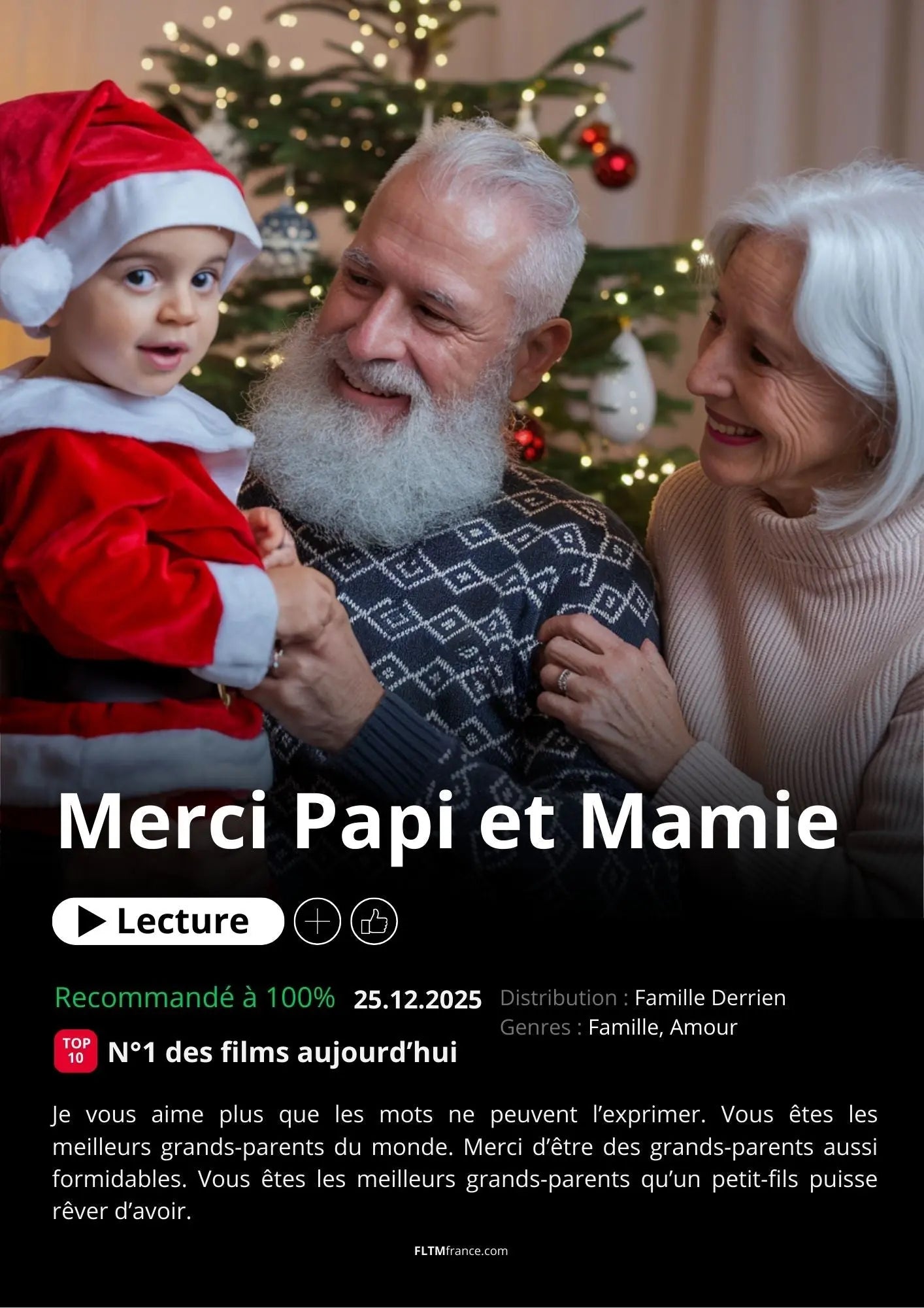 Affiche Netflix Grands-parents personnalisée FLTMfrance