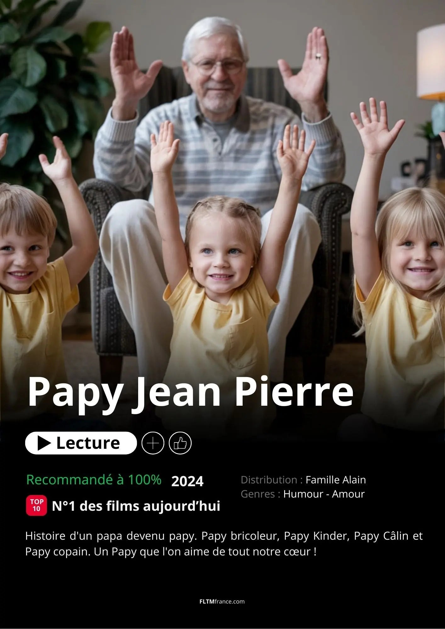 Affiche Netflix Grands-parents personnalisée FLTMfrance