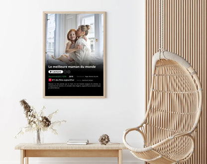 Affiche Netflix Maman personnalisée FLTMfrance