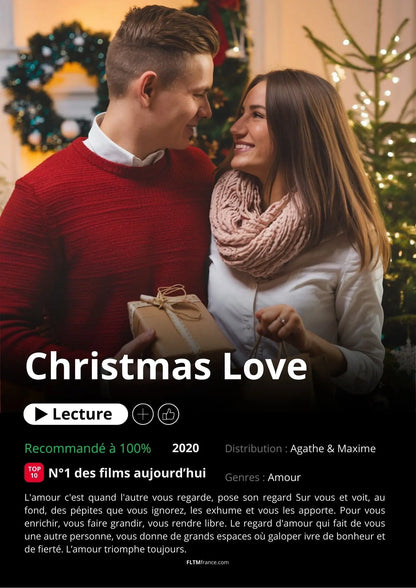 Affiche Netflix couple personnalisée FLTMfrance