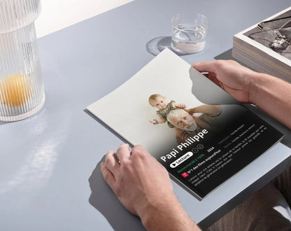 Affiche Netflix grand-père personnalisée FLTMfrance